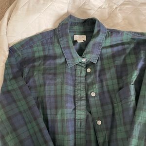 JCREW Factory Holiday Button-Up